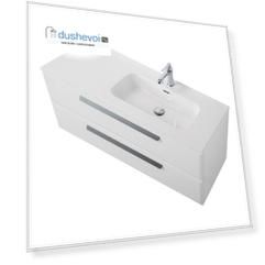 Тумба под раковину Cezares Eco 100 см ECO-CER-N-1000-2C-SO-BL-R bianco lucido
