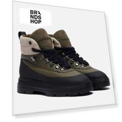 Женские ботинки Woolrich Hiking Gum/Silk, цвет оливковый, размер 37 EU