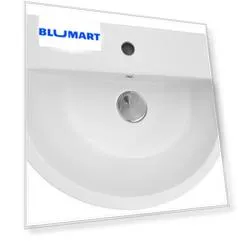 Раковина «Kerama Marazzi» Buongiorno 55/43 BG.NN.wb.55 фарфоровая белая