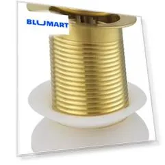 Донный клапан для раковины «Allen Brau» Priority 5.31024-GB с механизмом Клик-Клак брашированное золото