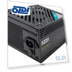 Блок питания Azza ATX 750W PSAZ-750W 80+ bronze (20+4pin) APFC 120mm fan 5xSATA RTL