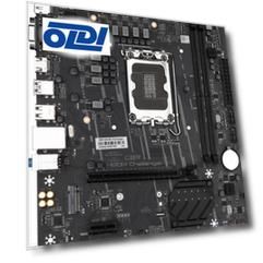 CBR H610M Challenger {Socket 1700, 2*DDR4, mATX, VGA+HDMI+DP, 1*PCIEx16/1*PCIEx1/1*M.2, 3*SATA3, 4*USB2+2*USB3, Glan}