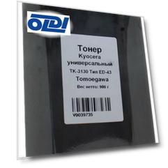 Tomoegawa Тонер Универсальный для Kyocera TK-3130, Тип ED-43, Bk, 900 г, канистра