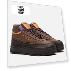 Женские ботинки Reebok Club C Geo Mid, цвет коричневый, размер 37 EU