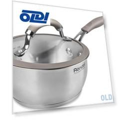 Ковш Rondell Balance RDS-752 1.4л 16см стеклянная крышка нержавеющая сталь серебристый