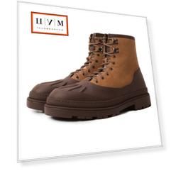 Кожаные ботинки Duck Brunello Cucinelli