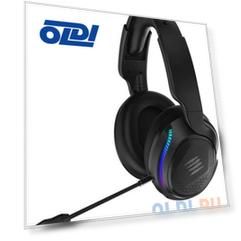 Игровые беспроводные  наушники Mad Catz P.I.L.O.T. PRO черные (Bluetooth, 2.4 гГц, 3.5 мм jack, RGB подсветка, 50 мм, 930 мАч)