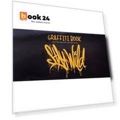 Скетчбук 240*103 24л "Graffiti book. Дизайн 3" 100 г/м2, евроспираль, глянц.ламинация, контент