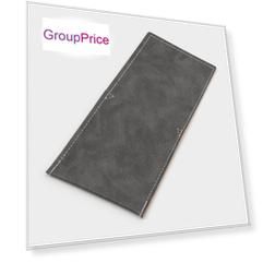 Конверт для столовых приборов magistro, экокожа, 23.5×10.8 см, серый