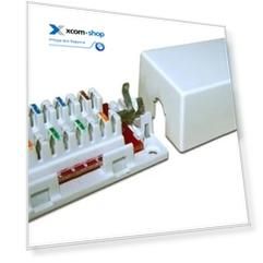 Адаптер проходной Lanmaster LAN-CNB-UTP6A соединительный модуль, неэкранированный, кат.6A
