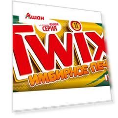 Печенье имбирное TWIX minis, вес