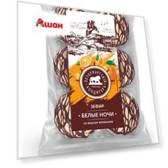 Зефир Петербургский КондитерЪ Белые ночи в глазури со вкусом апельсина, 180 г