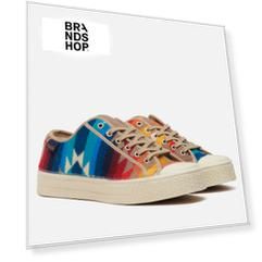 Мужские кеды US Rubber x Pendleton Low, цвет бежевый, размер 45 EU