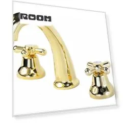 Смеситель для раковины Webert Armony AM750101010, золото