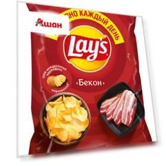 Чипсы картофельные Lay's со вкусом бекона, 70 г
