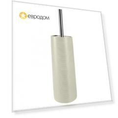 Ерш с подставкой Spirella Tube-Ribbed, серый
