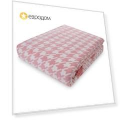 Плед 200x220см Pappel Scotch Jacquard, розовый