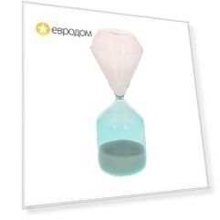 Часы песочные Andrea Fontebasso Glass Design Time 20см, цвет желтый