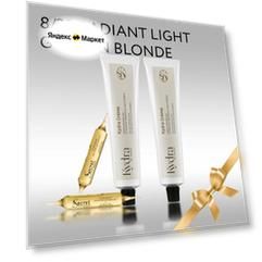 KYDRA Краска KYDRACREME: 2 краски, 2 ампулы, Подарок аксессуар для волос. Краска 8/30 RADIANT LIGHT GOLDEN BLONDE Kydracreme 2 шт, Elixir of Ales с экстрактом календулы 2 ампулы, 10мл, Подарок