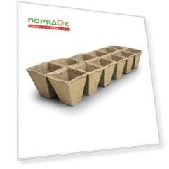 Горшок торфяной 65х53 мм, 36 шт, ГазонCity, 89397539