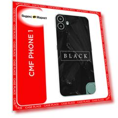 Чехол на CMF Phone 1 / CMF Фон 1 с принтом Black цвет