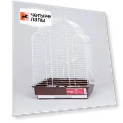 Petmax Клетка для птиц, 42х30х57 см, белая