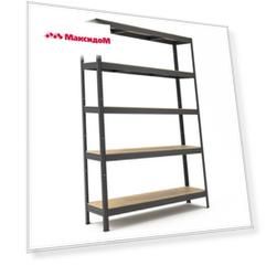 стеллаж EVEREST Eco 1800х1200х400мм 1800х1200х400мм 170кг 5 полок МДФ