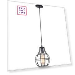 Люстра подвесная Imex MD.1705-1-P BK 1*60Вт E27