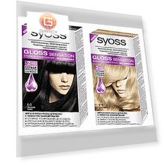 Syoss, Крем-краска для волос Gloss Sensation без аммиака, 115 мл (20 оттенков), 6-67 Карамельный сироп