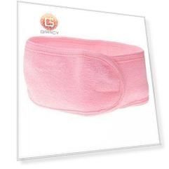 Igrobeauty, Повязка махровая для волос, на липучке (3 цвета), Бордо, 1 шт