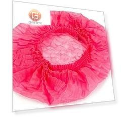Igrobeauty, Шапочка «Шарлотта», двойная резинка,  (3 цвета), Голубой, 50 шт