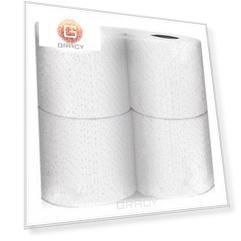 Igrobeauty, Туалетная бумага 2-х слойная, без аромата, белая (4 шт)