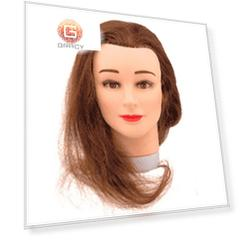 Sibel, Голова учебная Student, длина волос 35-40 см шатен без штатива, 1 шт