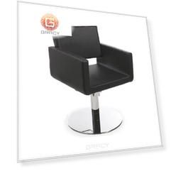 Gamma&Bross, Парикмахерское кресло Ushape гидравлика, диск - хром (черный NERO), 1 шт