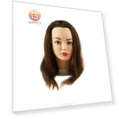 Sibel, Голова учебная Cathy натуральные волосы 35 см русая, 1 шт