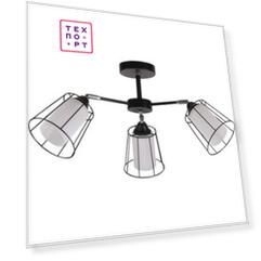 Люстра подвесная Imex MD.24380-3-S BK+CH 3*60Вт E27
