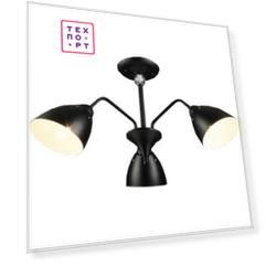 Люстра потолочная Imex MD.3222-3-S BK 3*60Вт E27