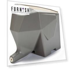 Сушилка для столовых приборов jumbo (peleg design) серый 10x16x11 см.
