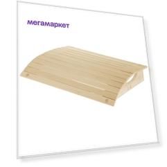 Подголовник для бани Банные штучки мягкий большой 60x35x10 см бежевый