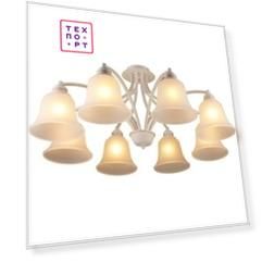 Люстра потолочная Imex MD.3295-8-S WH 8*60Вт E27