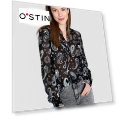 Принтованная блузка