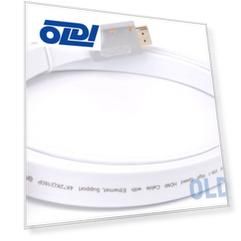 Кабель HDMI 19M/M ver 2.0, 1.8M, AOpen  ACG568F-S-1.8M  серебряно-белый Flat