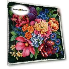 Набор для вышивания Dimensions #72-120011 Floral Splendor (Цветочное великолепие), Гобелен, 35 x 35 см