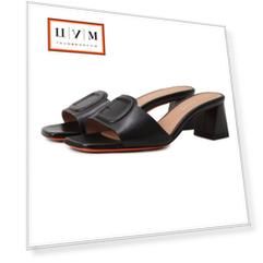 Кожаные мюли Santoni