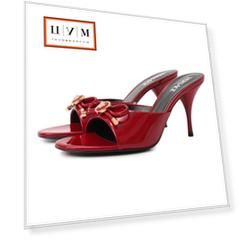 Лакированные мюли Opera Bow 85 Versace