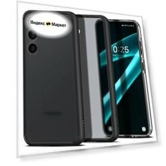 Чехол Spigen на Samsung Galaxy S24 Plus (ACS07331) Ultra Hybrid / Спиген чехол для Галакси С24 Плюс накладка, противоударный, с защитой камеры, черный