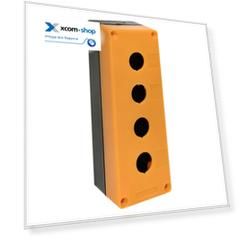 Корпус EKF cpb-104-o КП104 пластиковый 4 кнопки желтый
