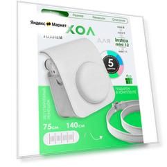 Чехол Instax, для Instax Mini 8/9/11/12, из искусственной кожи, белый