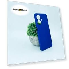 Силиконовый чехол с Soft-touch покрытием для Realme C55 / Реалме Ц55 / с защитой блока камер и бархатной подложкой