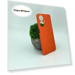 Силиконовый чехол с Soft-touch покрытием для Realme C55 / Реалме Ц55 / с защитой блока камер и бархатной подложкой